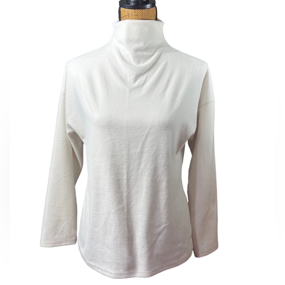 A New Day white mock turtleneck sweater Pre-owned Women’s size small | - Picture 1 of 5